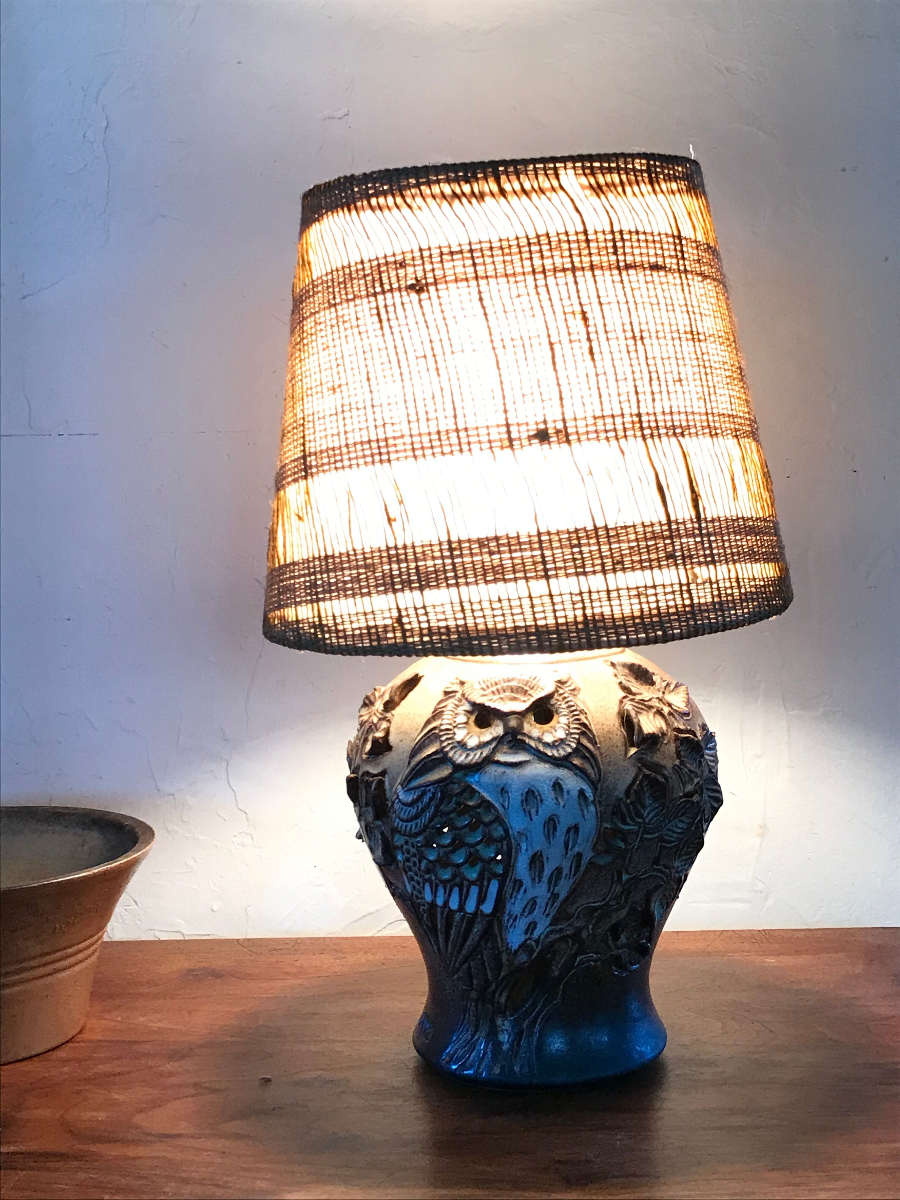 Ceramic lamp by Vallauris Fonck - Mateo