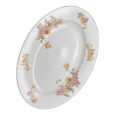 Dish Limoges patterns small yellow and purple flowers