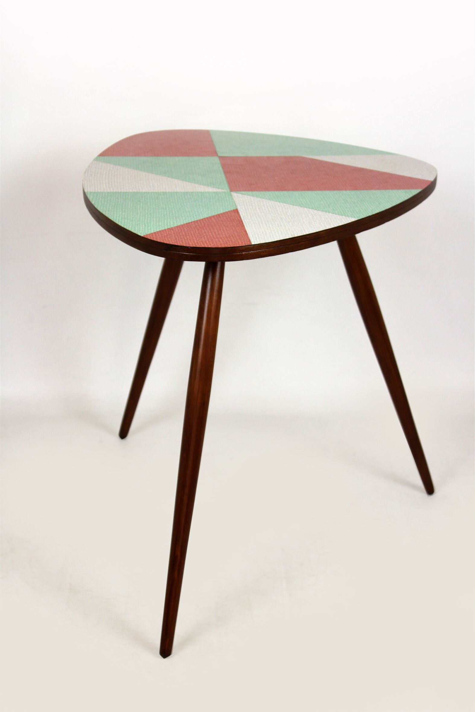 Czech Multicolored Formica Coffee Table from Drevopodnik Brno, 1960s