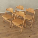 SE 18 folding chairs by Egon Eiermann for Wilde & Spieth, 1950s (set of 4)