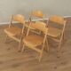 SE 18 folding chairs by Egon Eiermann for Wilde & Spieth, 1950s (set of 4)