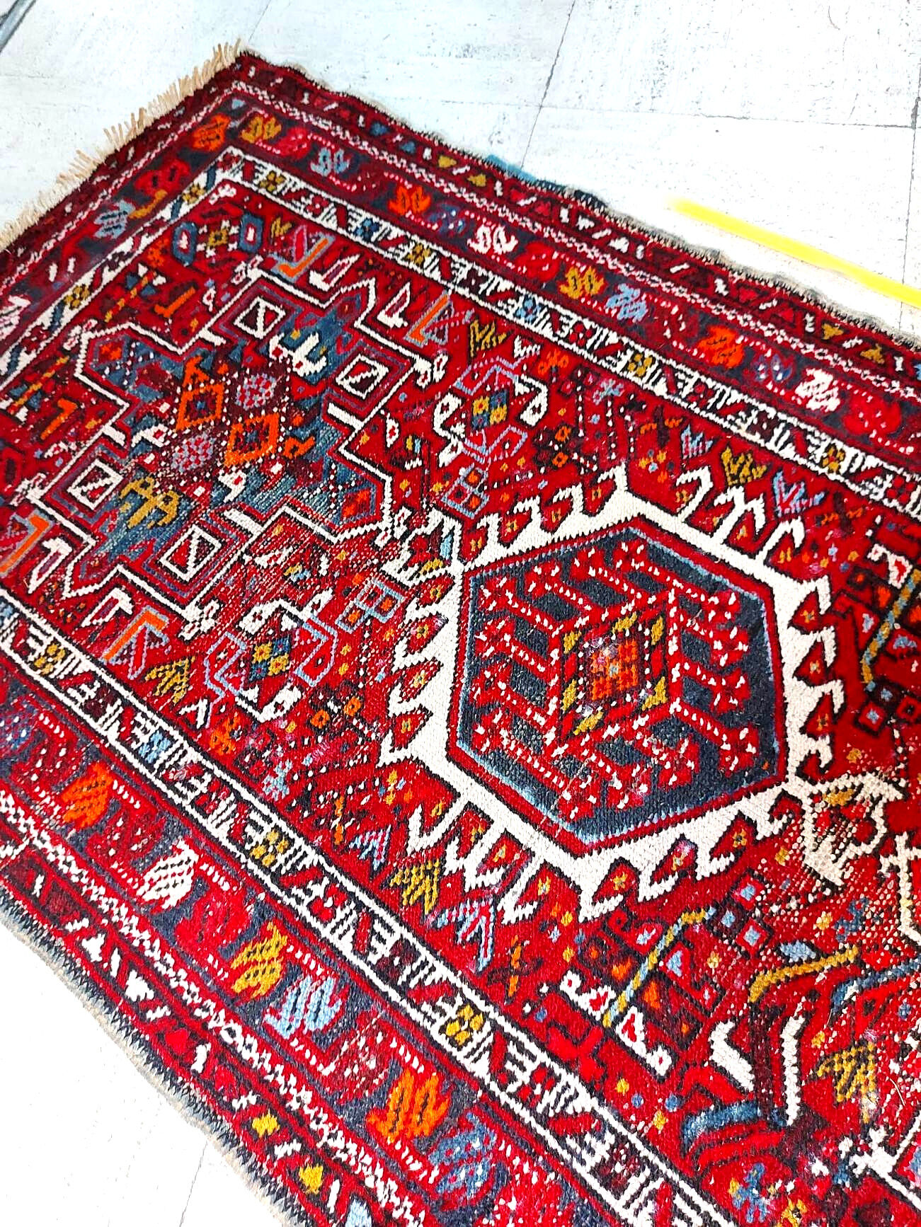 Kazak runner rug, early 20th century.