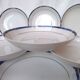 Service 12 hollow plates porcelain Vintage 80s/90s