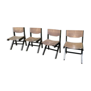 Lot de 4 chaises baumann