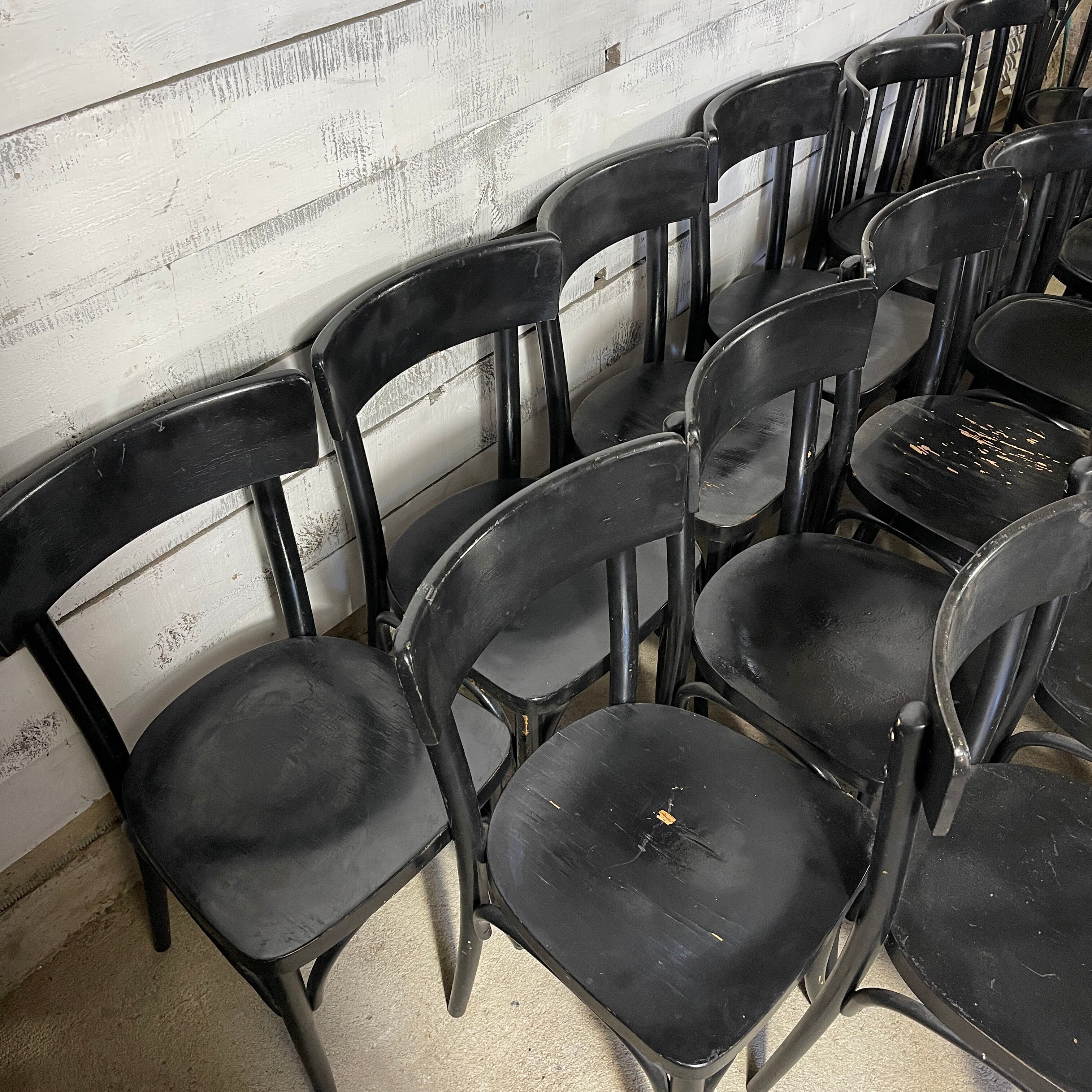 Set of 22 bistro chairs