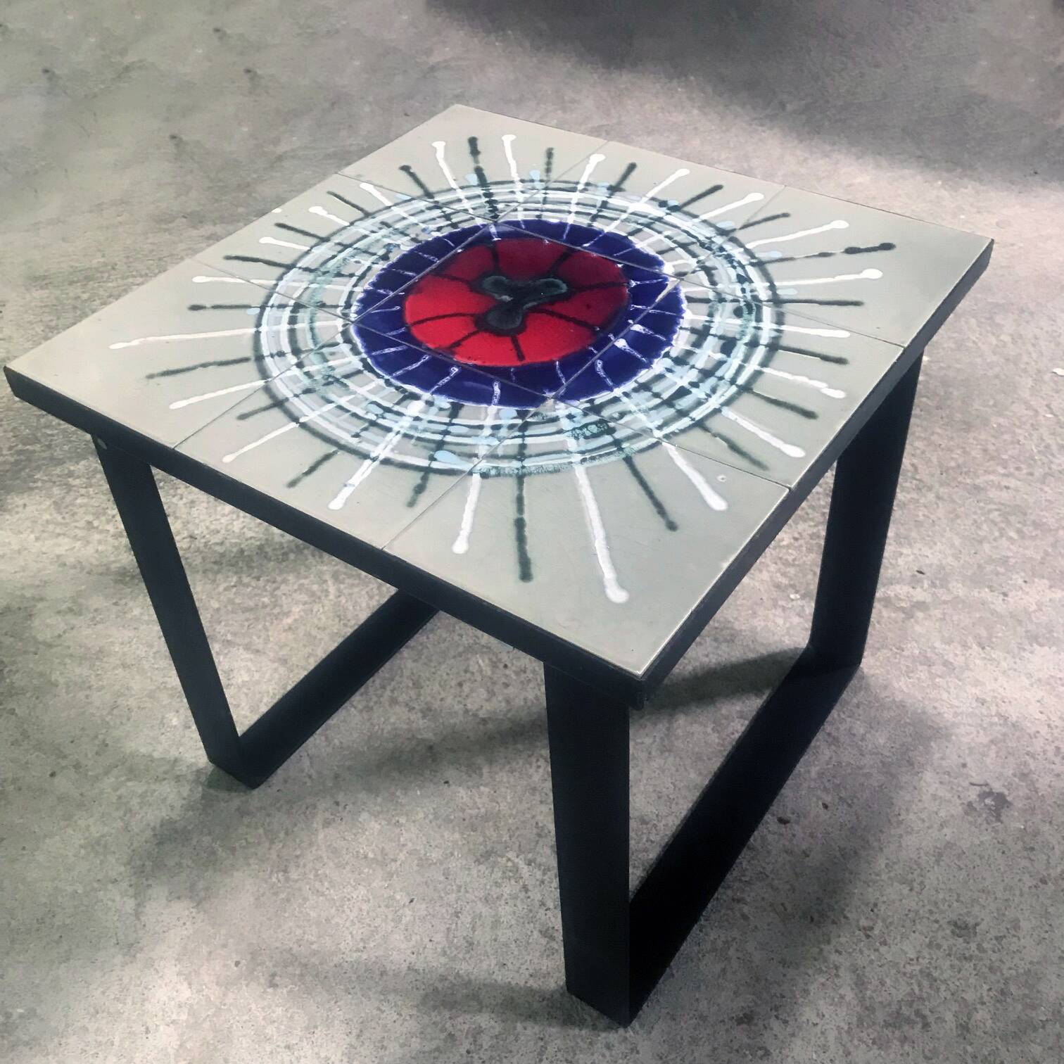 Vintage Coffee Table • Ceramic • 1950