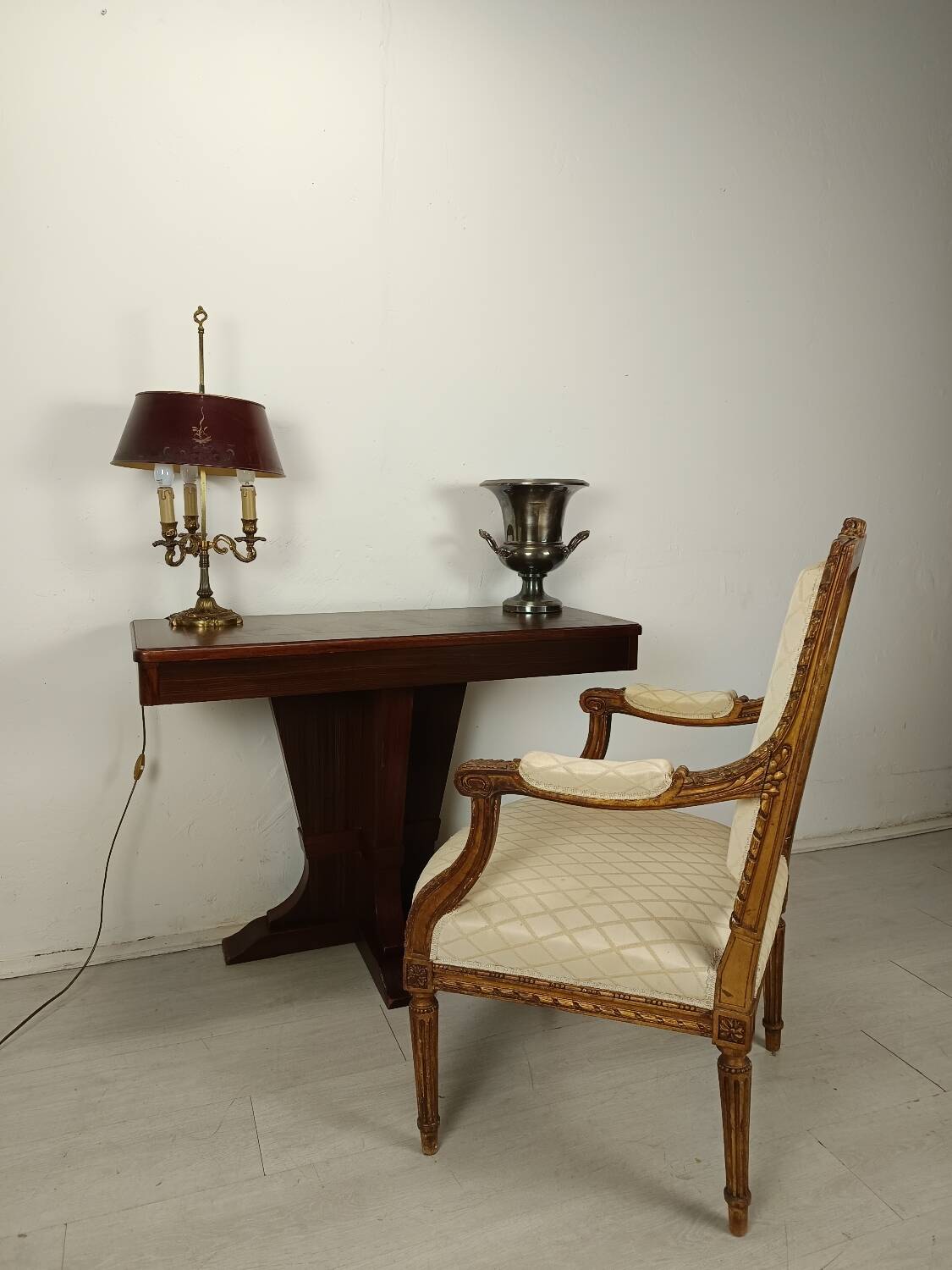 Pair of art deco consoles