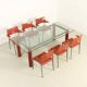 Set of six Kumo chairs by Toshiyuki Kita for Casas, Spain, 1989