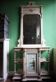 Italian hand-painted Console Table with Mirror and floral painting