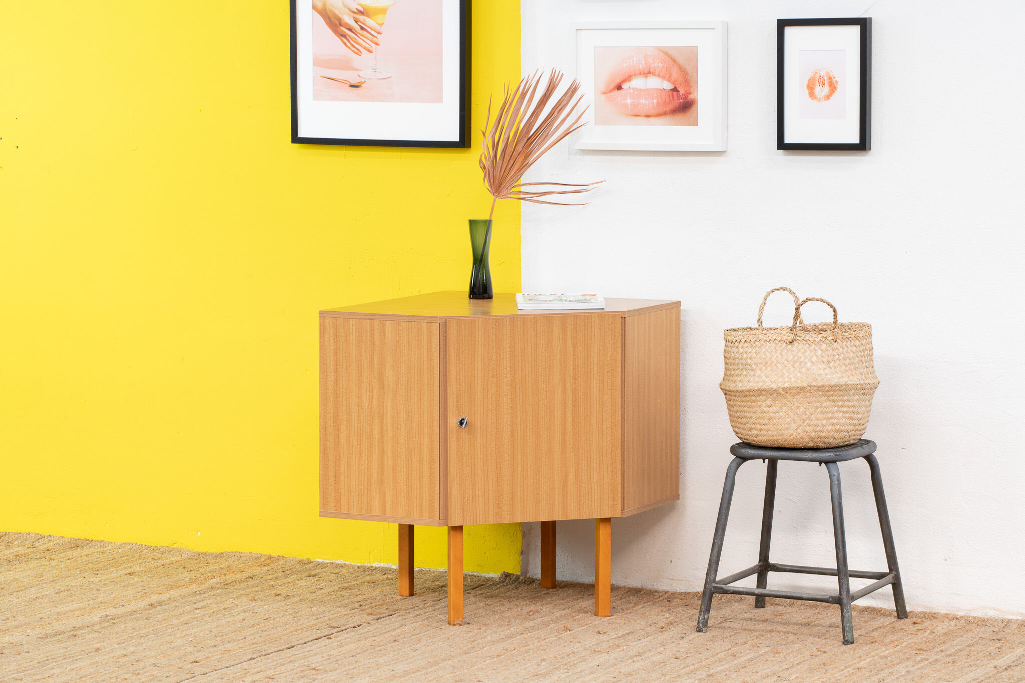 Vintage Scandinavian sideboard 67 cm