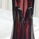 Ancien vase soliflore verre soufflé