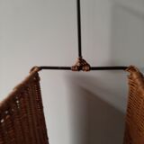 Door vintage rattan magazine