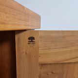 Maison regain sideboard in solid elm, 1970s
