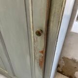 Blue patinated cap cabinet