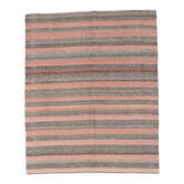 4x5 Red & Brown Small Size Kilim Rug, 134x164Cm