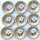Saint Amand flowered soup plates