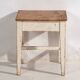 Antique white wooden bedside table (circa 1920)