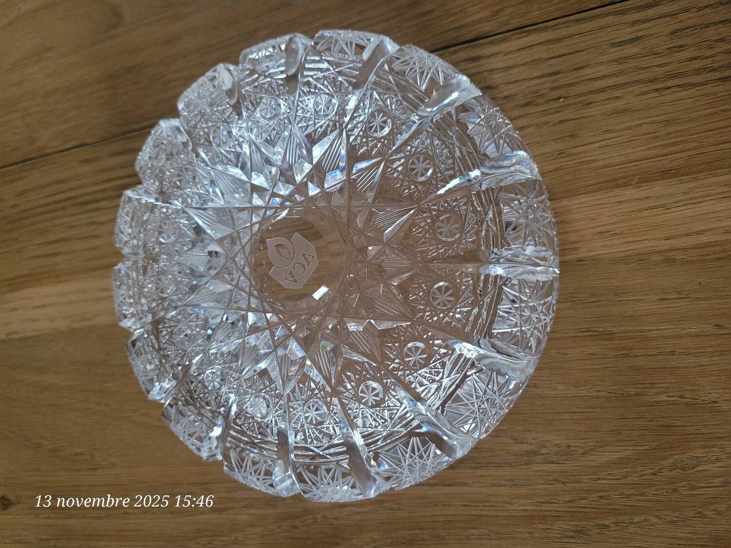 Ashtray / pocket tray in crystal