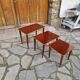 Vintage 1960s nesting coffee table.  
Large table: 54x32 H 41  
Medium