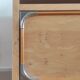 Table de chevet vintage SIMAT style indus / bateau