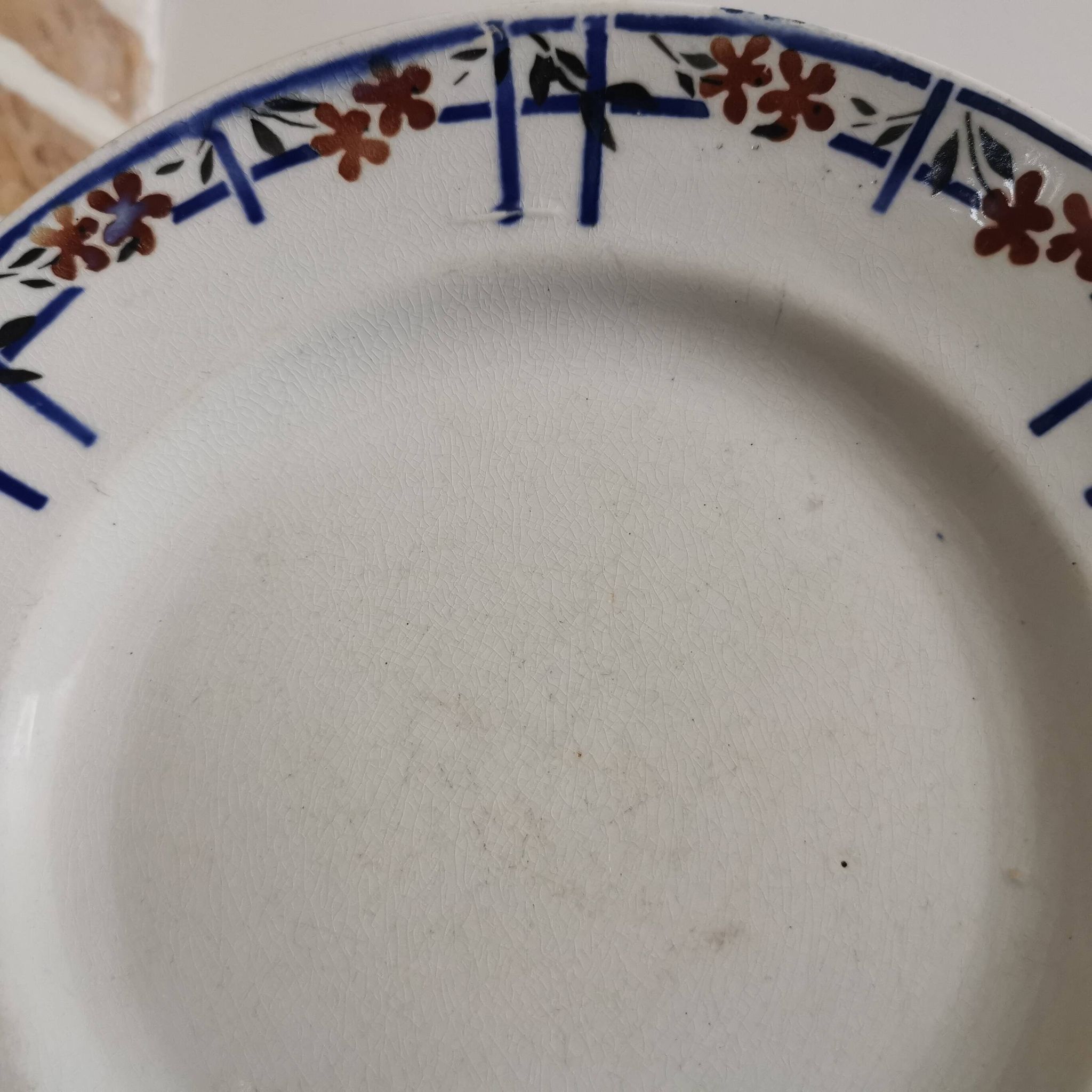 Earthenware soup plates, Moulin des Loups Orchies