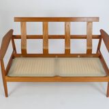Arne Vodder Canapé 2 places en teck MidCentury 60er Vintage danois