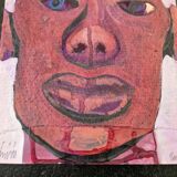 Abdelkrim Tajiouti (Born in 1970) - Mixed media on paper signed