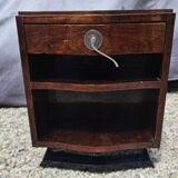Art Deco Bedside Table in Varnished Rosewood