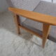Pair of vintage Scandinavian armchairs from the 60s light wood