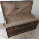 Antique travel trunk