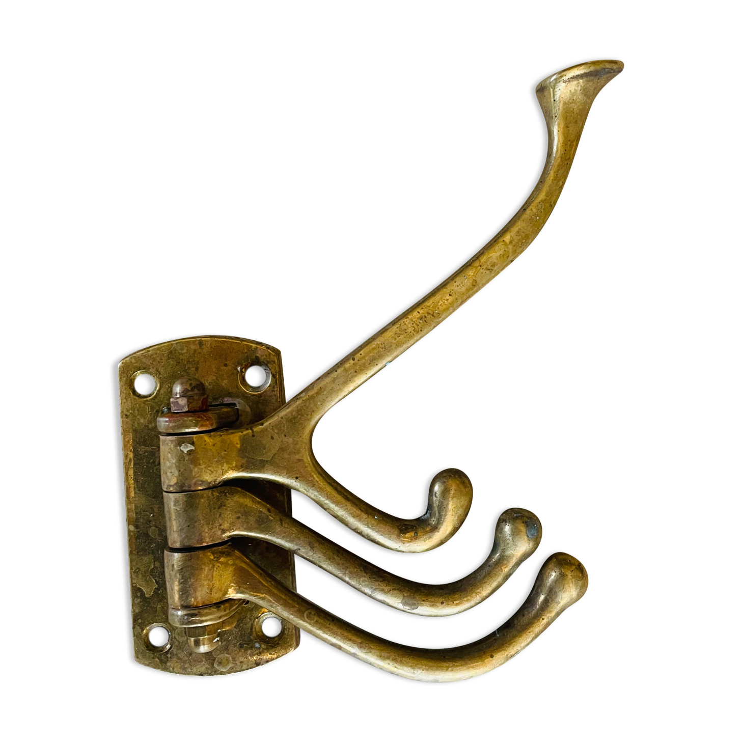 Old brass boat hook