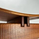 Wooden Stools attributed to Giuseppe Rivadossi for Officina Rivadossi, Italy, 1970s, Set of 2