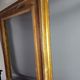 Imposing nineteenth century frame wood and gilded stucco 103x87 foliage 82.7x66.7 cm SB