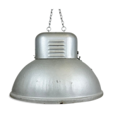 Large Oval Industrial Polish Factory Pendant Lamp from Predom Mesko, 1960s