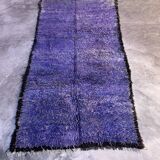 Blue Moroccan carpet - 190 x 350 cm