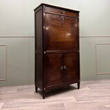 Étienne avril right secretary in mahogany louis xvi period stamped xviii eme century flag