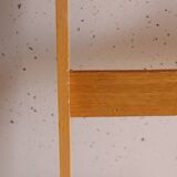 Vintage light wood wall bookcase