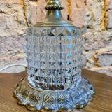 Diamond tip table lamp