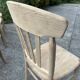 Set of 6 raw wood chairs