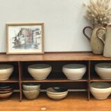 Pair of sandstone pitchers