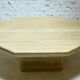 Table basse italienne en travertin, années 1970