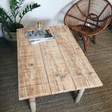 Farm table with cut feet