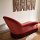 Napoleon III meridian in coral velvet with bouillon fringes – condition c