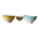 Antique faceted bowls
