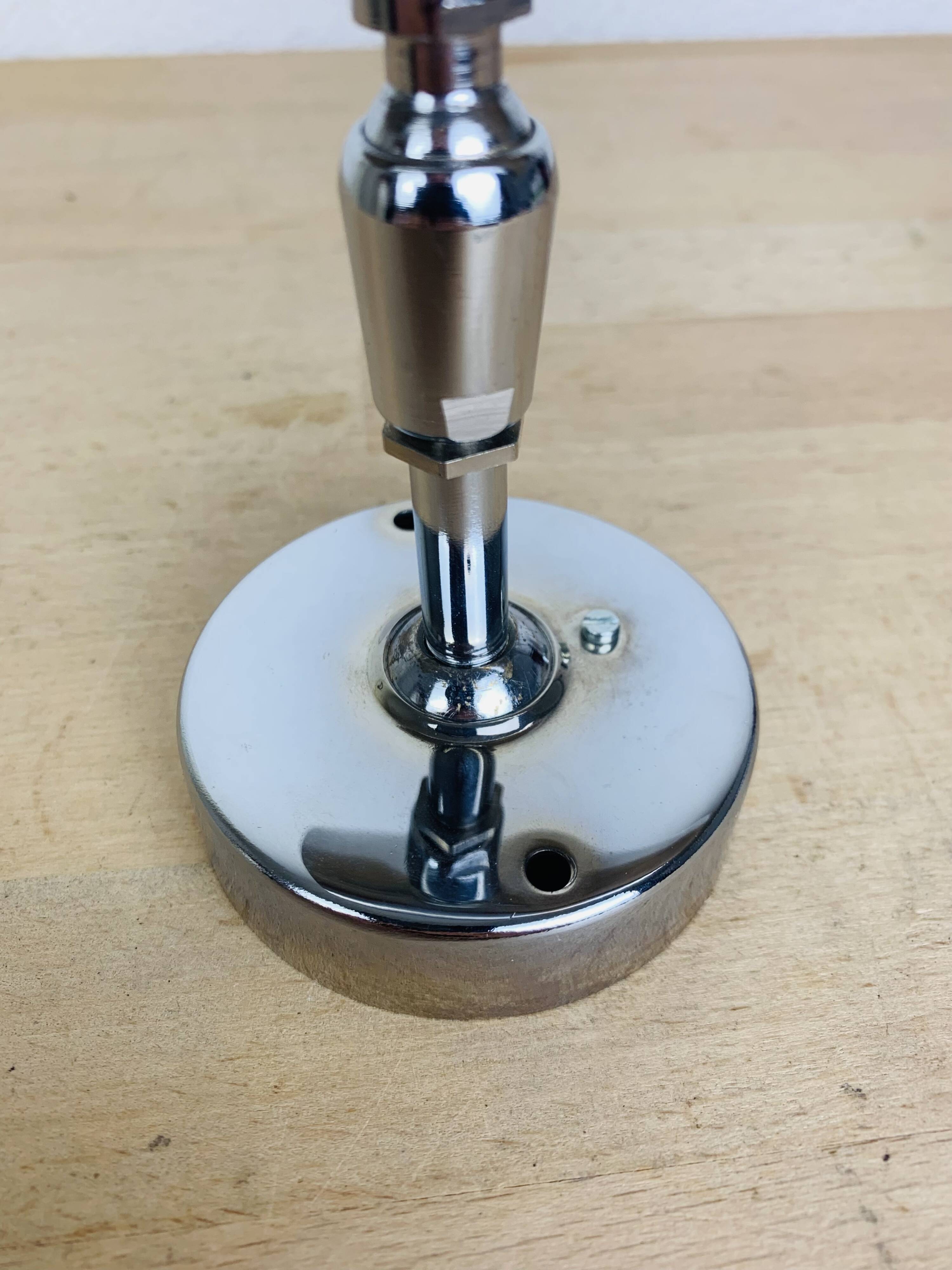 70s steel tube spotlight, adjustable