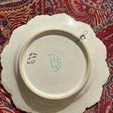 Decorative plate signed "henriot"