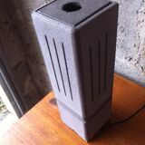 Lampe design en pierre volcanique