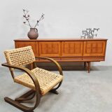 Midcentury Scandinavian sideboard vintage credenza 1960s