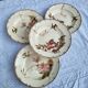 Lot of 4 hummingbird soup plates 1875
