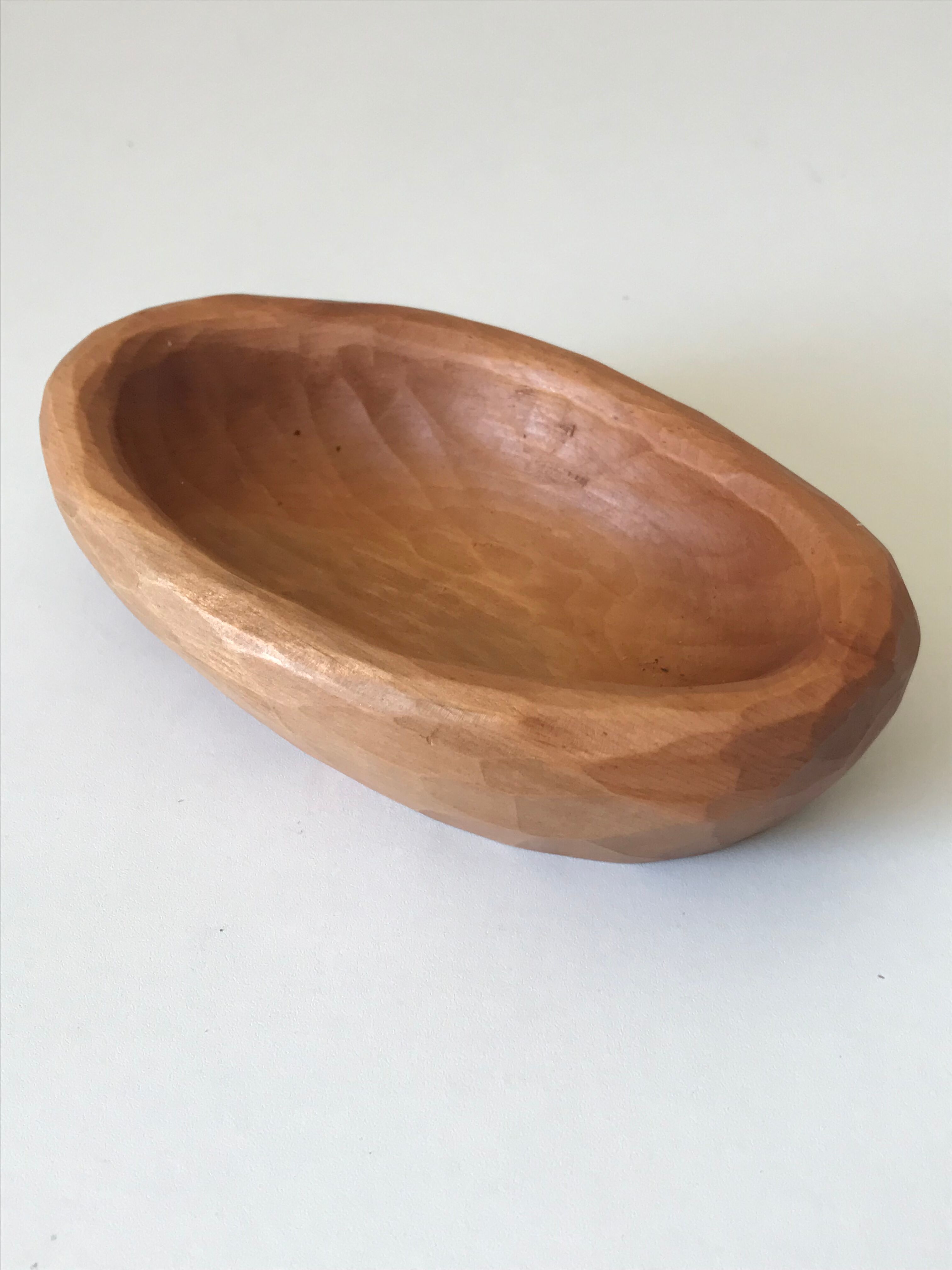 Cup cut with vintage gouge years 70